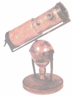 antique brass telescope